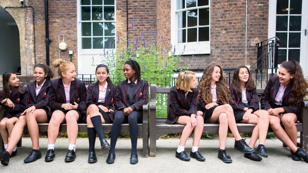 girls at school