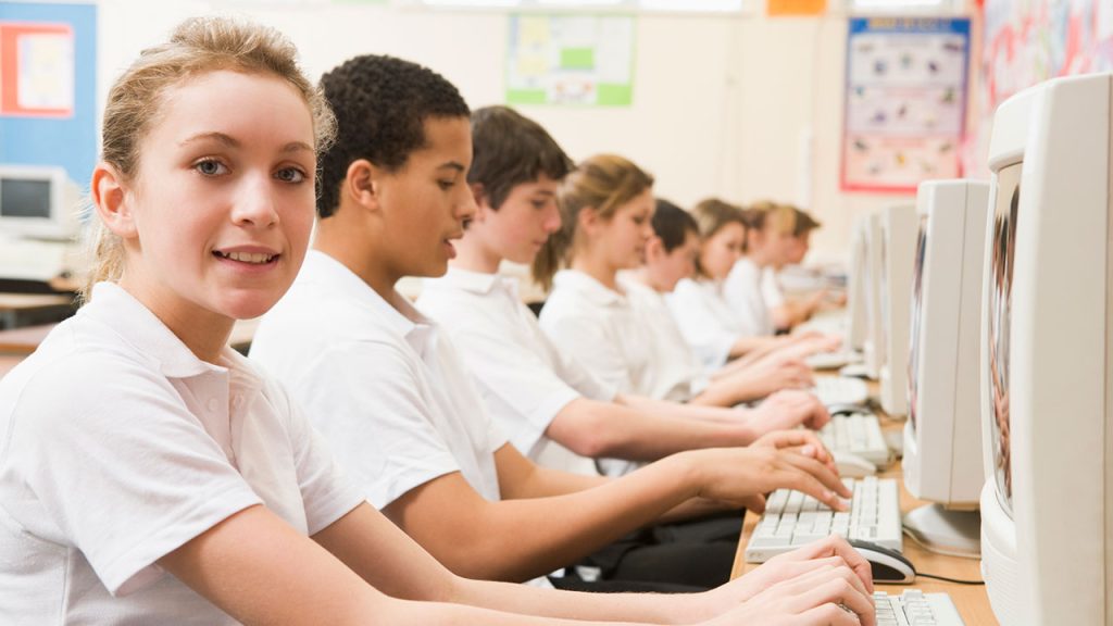 pupils at school